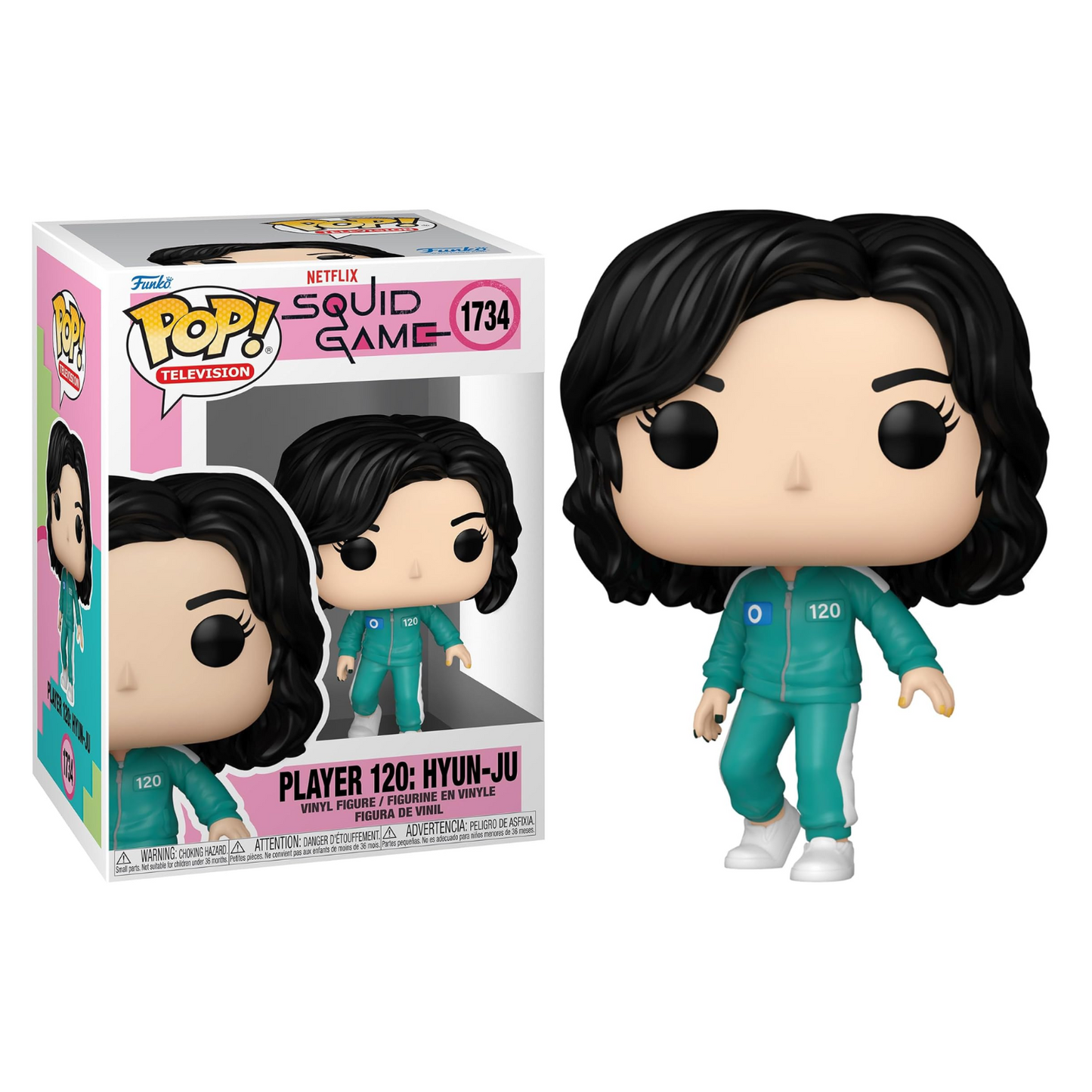 Funko Pop! Television – Squid Game (1734) Hyun-Ju Spieler 120 Figur 9cm