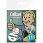 Abystyle Fallout Button Badges Set 6 Fallout Logo Pins