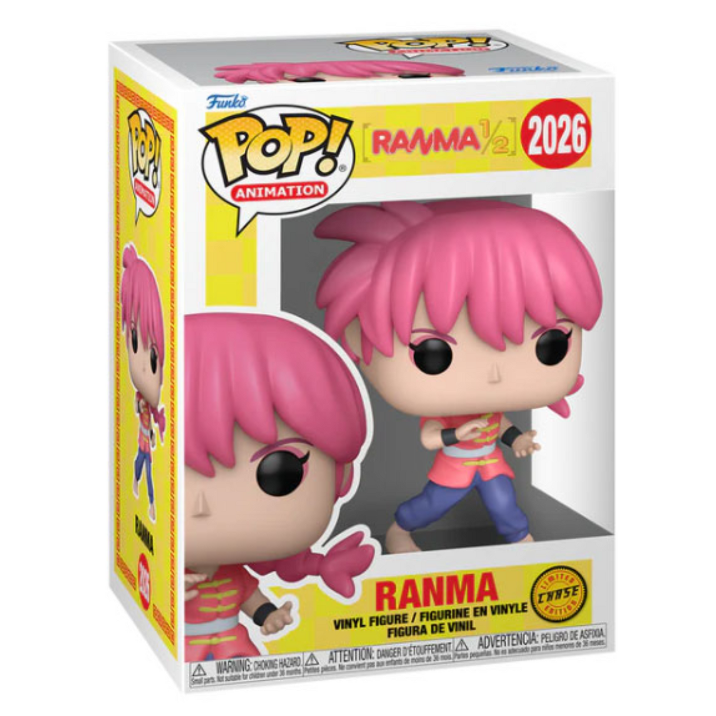 Funko Pop ! Animation Ranma 1/2 - (2026) Ranma (Chase) Vinyl Figure 9cm