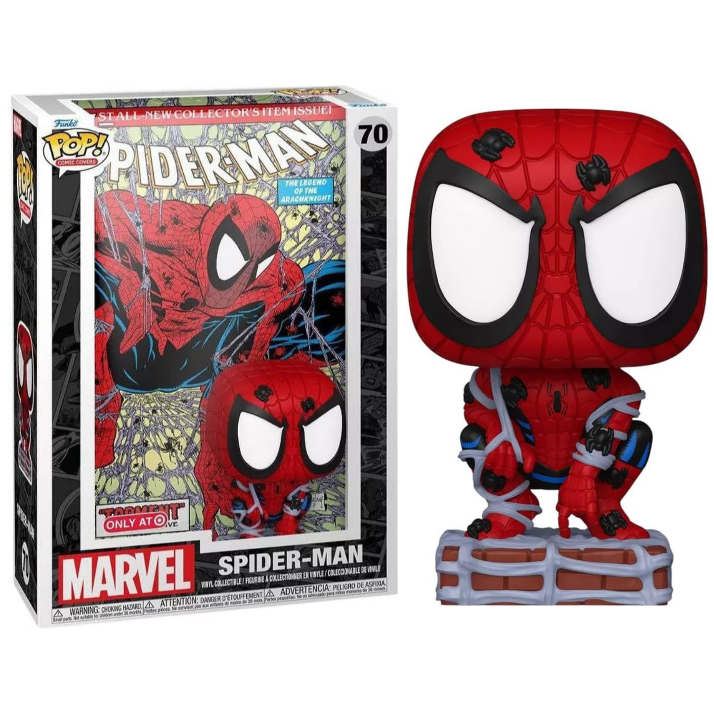 Funko Pop! Comic Covers - Spiderman (70) Torment Vol.1 Vinylfigur 9 cm