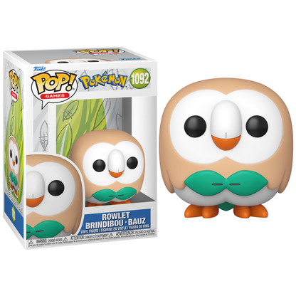 Funko Pop! Games - Pokémon (1092) Rowlet Vinylfigur 9cm (Vorbestellung)