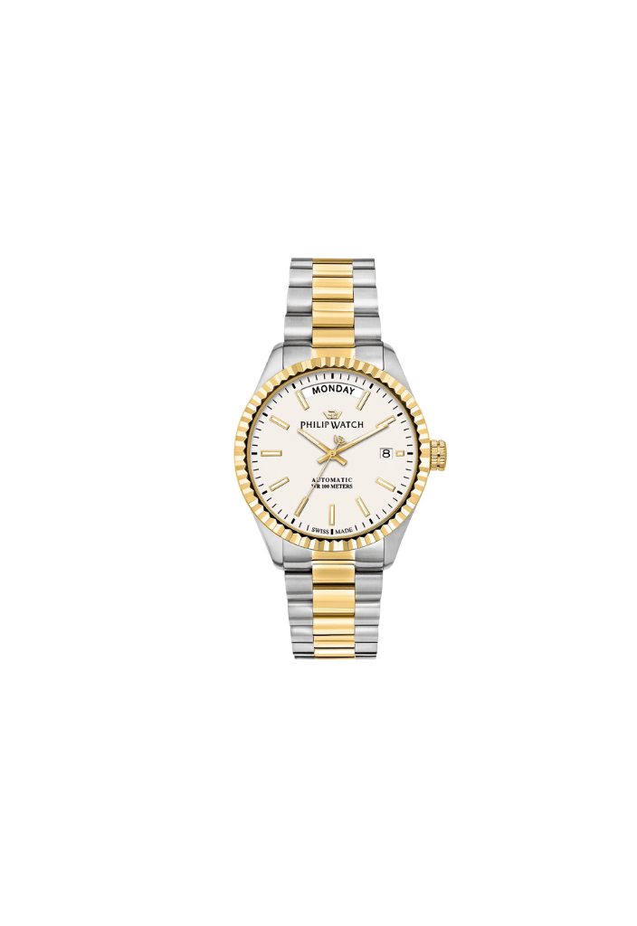 Philip Watch Caribe Automatic Daydate Gold 39mm – Schweizer Eleganz und sportliche Seele