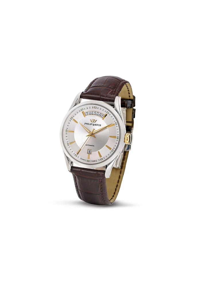 Philip Watch Sunray Automatico – swiss made cinturino in pelle R8221680006