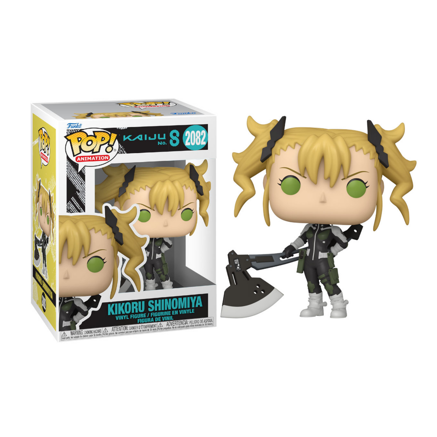 Funko Pop ! Animation - Kaiju N°8 (2082) Kikoru Shinomiya Vinyl Figure 9cm
