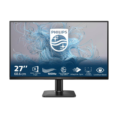 Philips PC-Monitor 27" LED 100Hz Full HD HDMI/VGA 27e2n1100l Schwarz