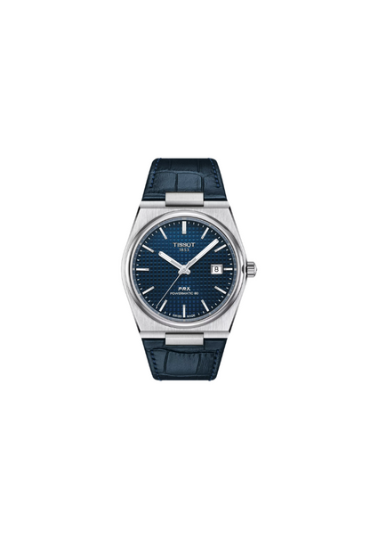 Tissot PRX Powermatic 80 Blau Leder 40mm – Ref. T137.407.16.041.00