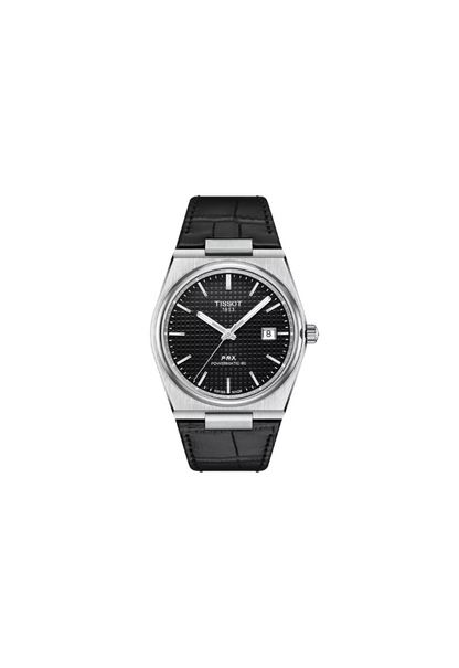 Tissot PRX Powermatic 80 Schwarz Leder 40mm – Ref. T137.407.16.051.00