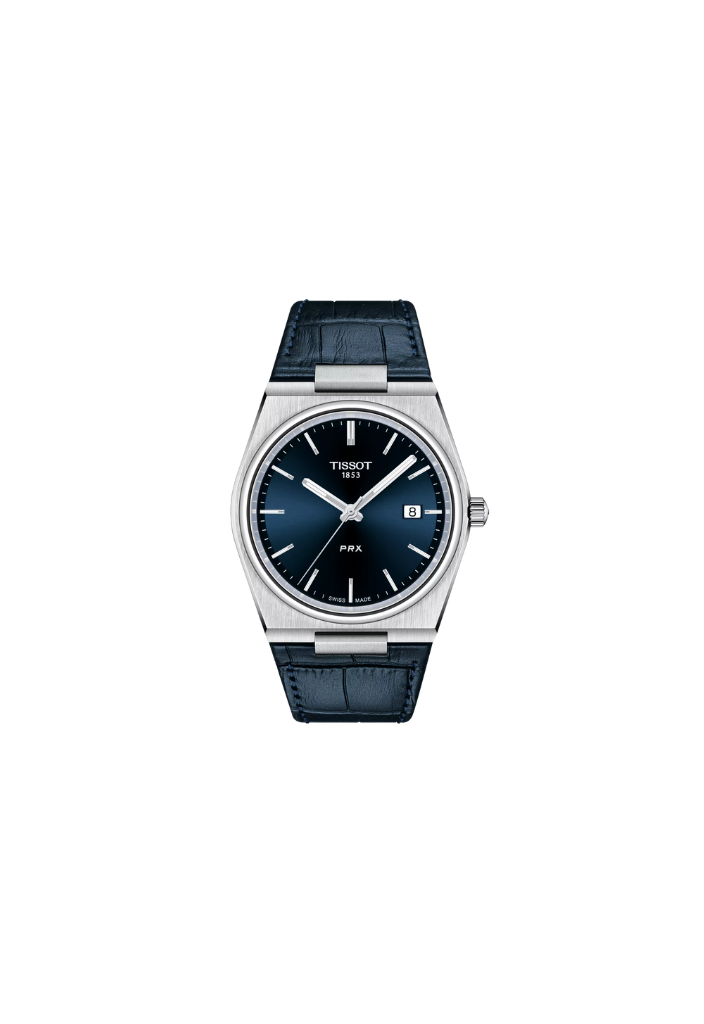 Tissot PRX 40mm Blu Pelle Quarzo – Ref. T137.410.16.041.00