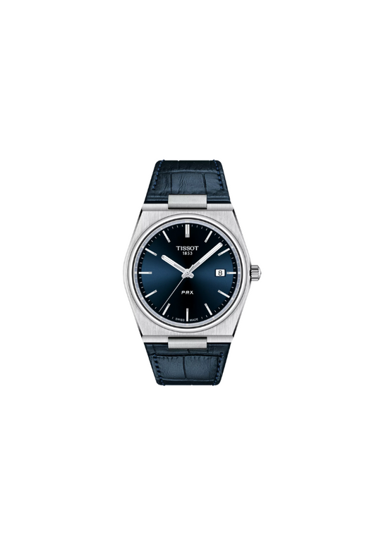 Tissot PRX 40mm Blu Pelle Quarzo – Ref. T137.410.16.041.00