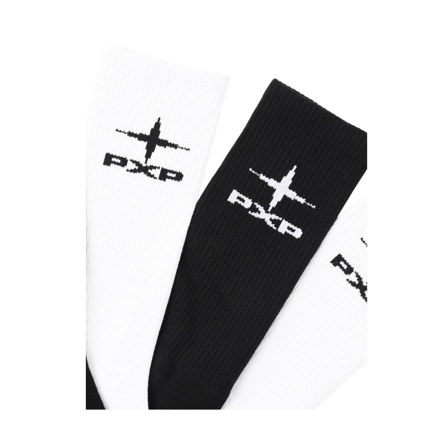 Project X Paris Calze Essentials CH25002 BKW Bianco Nero