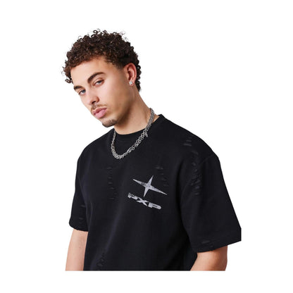 Project X Paris T-shirt 2611109 Nero Uomo Polaris Camaleonte