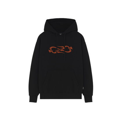 Propaganda Felpa con cappuccio Uomo Quill 25FWPRFE5440-01 Nero