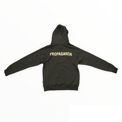 Propaganda felpa con Cappuccio 934 06 verde militare