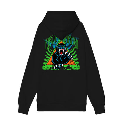 Propaganda Felpa Cappuccio Triangle Panther 8056897182871 Nero