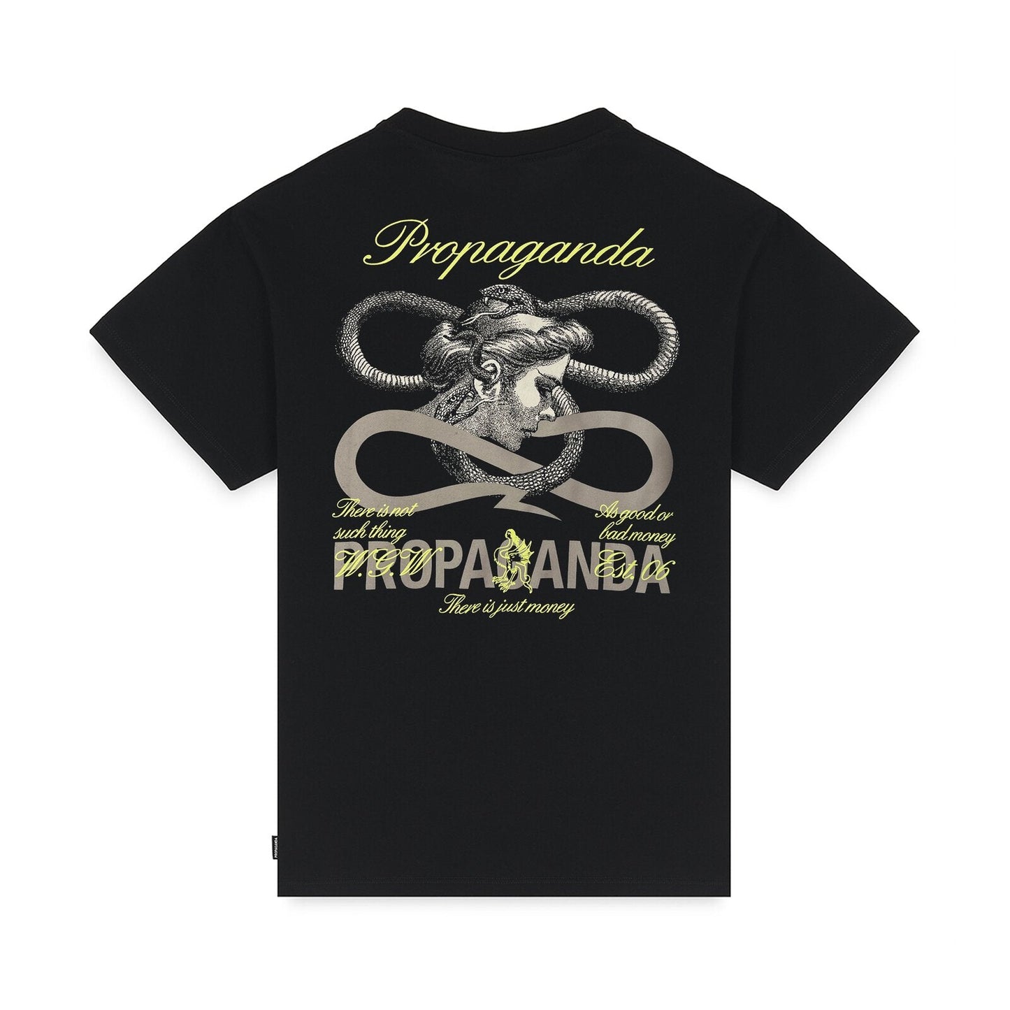 Propaganda Whisper T-Shirt Uomo Nera 26SSPRTS698 - Made in Italy