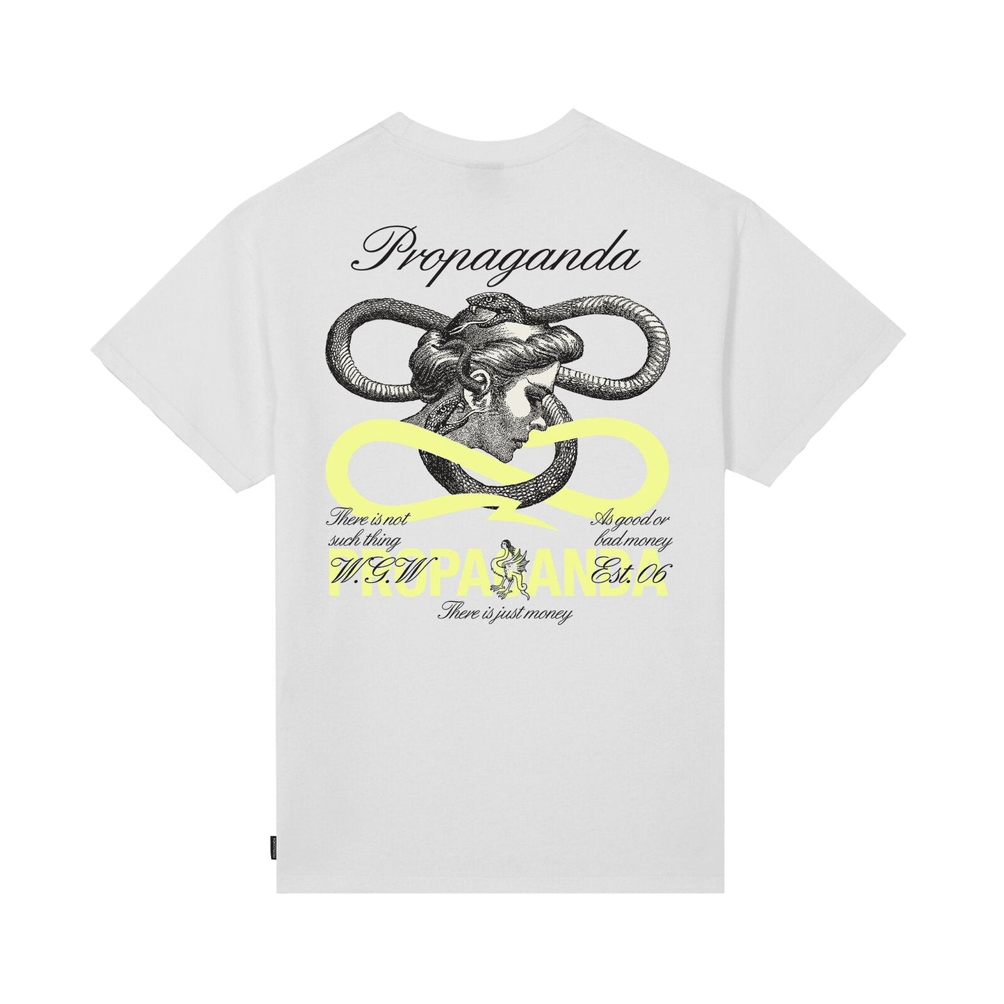 Propaganda t-shirt da uomo Whisper 26SSPRTS699 bianca