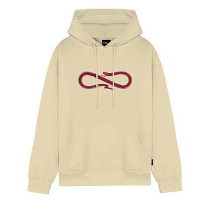 Propaganda felpa con cappuccio da uomo Logo Og 24FWPRFE754-130 osso