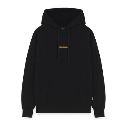 Propaganda felpa con cappuccio da uomo Ribs Atomic 24FWPRFE799-01 nero