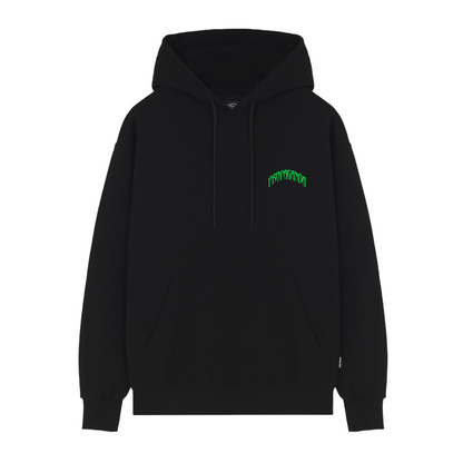 Propaganda Felpa con Cappuccio Uomo Nera Triangle Panther - 24FWPRFE806-01