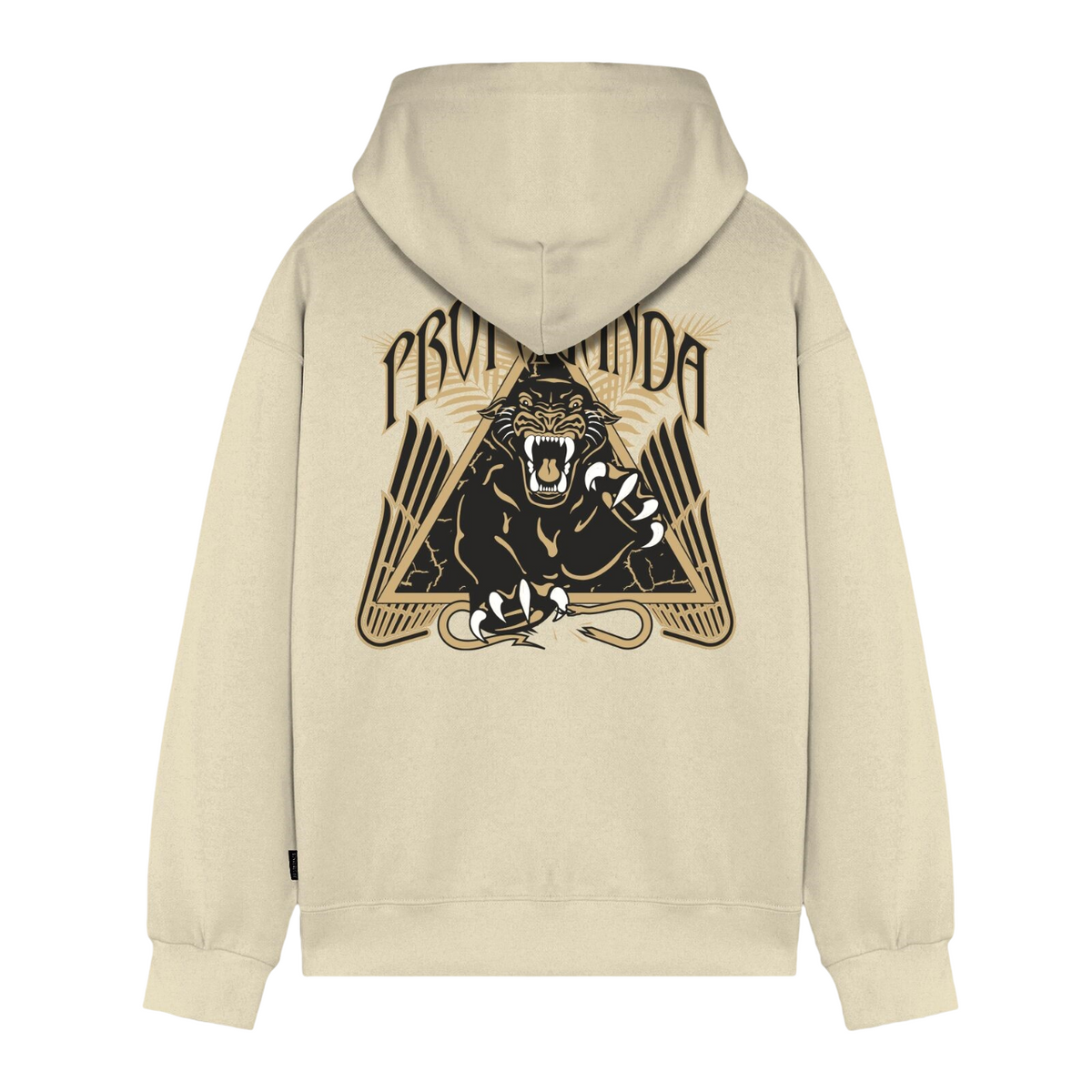 Propaganda Men's Hoodie Triangle Panther 24FWPRFE806-130 Bone