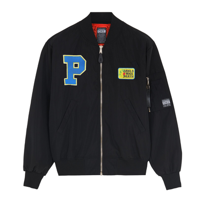 Propaganda giacca Bomber da uomo Monk 24FWPROU425-01 nero