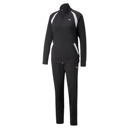 Puma tuta sportiva da donna in acetato Classic Tricot Suit 580495 01 nero