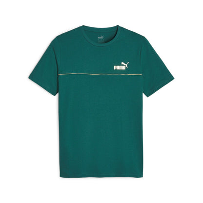 Puma Maglietta manica corta da uomo Ess+ Minimal Gold 680012 43 verde