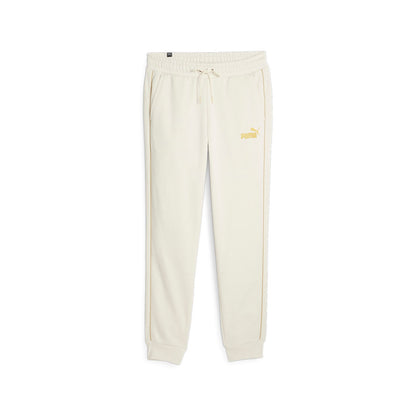 Puma Pantalone sportivo da uomo con polsino Ess+ Minimal Gold 680306 87 beige chiaro
