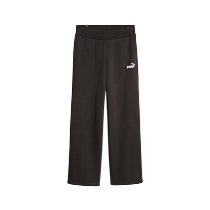 Puma Pantalone sportivo largo da donna ESS Straight Leg 676093-01 nero