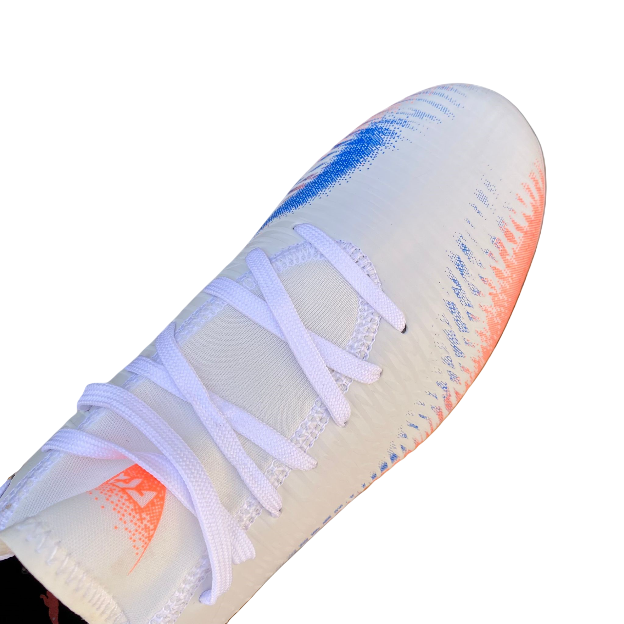 Puma FUTURE 8 PLAY FG/AG 108602-01 Bianco Arancio Scarpe Calcio Unisex