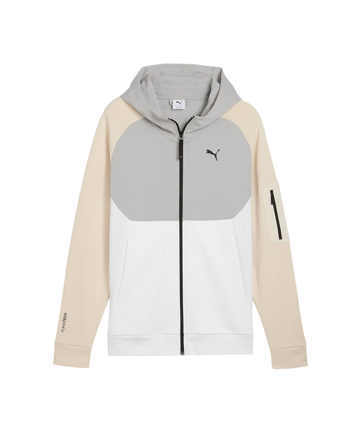 Puma Felpa Uomo con Cappuccio Grigio - 688045-87