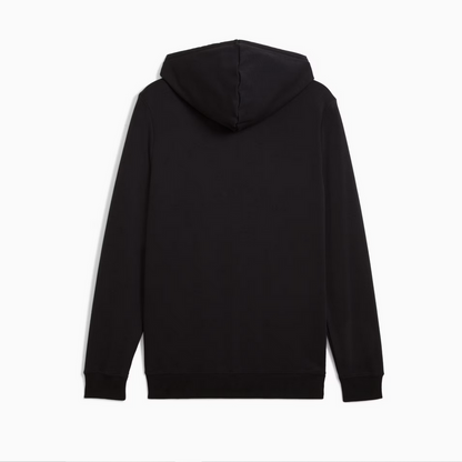 Puma Felpa con cappuccio da uomo con logo piccolo ricamato Essential 682588-01 nero