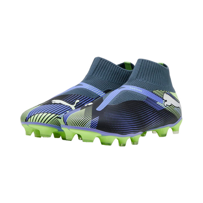Puma Scarpa Calcio Future 7 Match+ LL FG/AG 107928-03 Cielo Blu Verde Acido