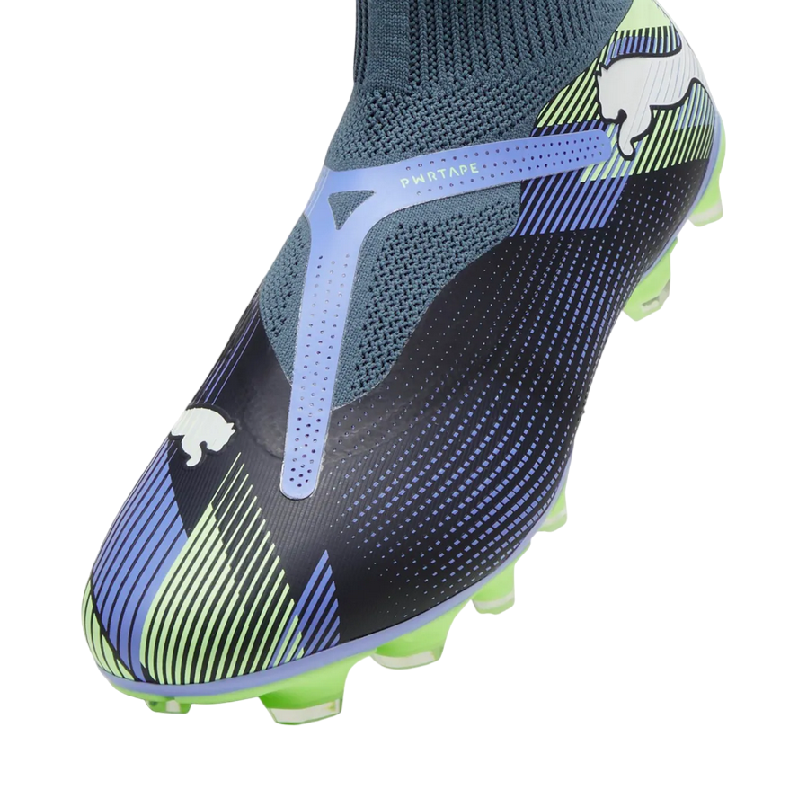 Puma Scarpa Calcio Future 7 Match+ LL FG/AG 107928-03 Cielo Blu Verde Acido