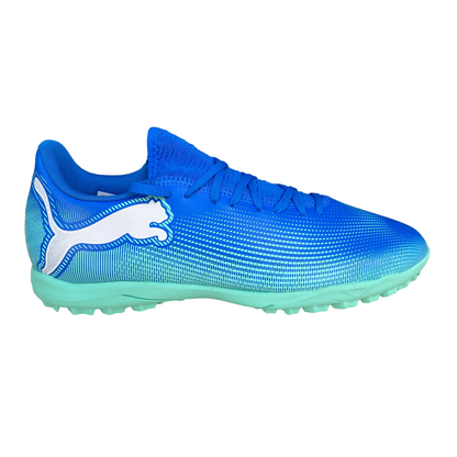 Puma Future 7 Play TT 107943-01 | Scarpa Calcetto Uomo Blu Azzurro Menta
