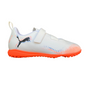 Puma Future 8 Play V TT 108628-01 - Junior White-Coral Indoor Football Shoes