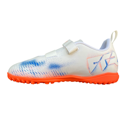 Puma Future 8 Play V TT 108628-01 - Scarpe Calcetto Junior Bianco-Corallo