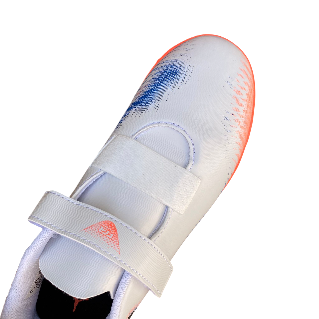 Puma Future 8 Play V TT 108628-01 - Scarpe Calcetto Junior Bianco-Corallo