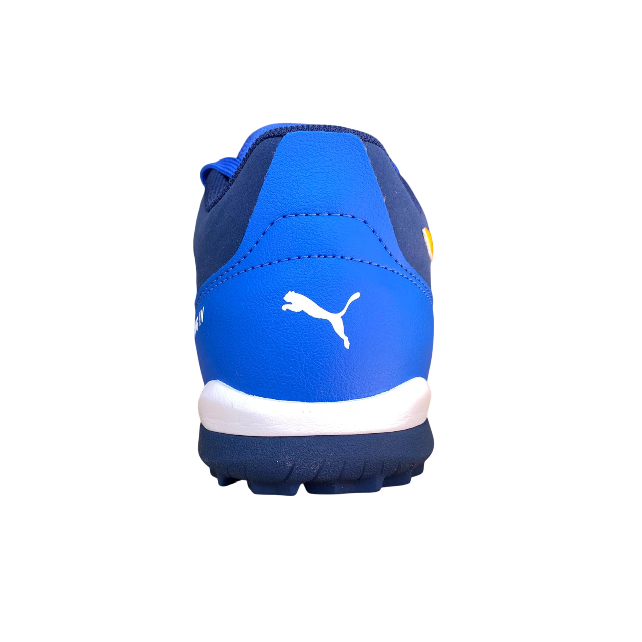 Puma Pressing IV TT 108571-01 - Scarpe Calcetto Uomo Blu Bianco