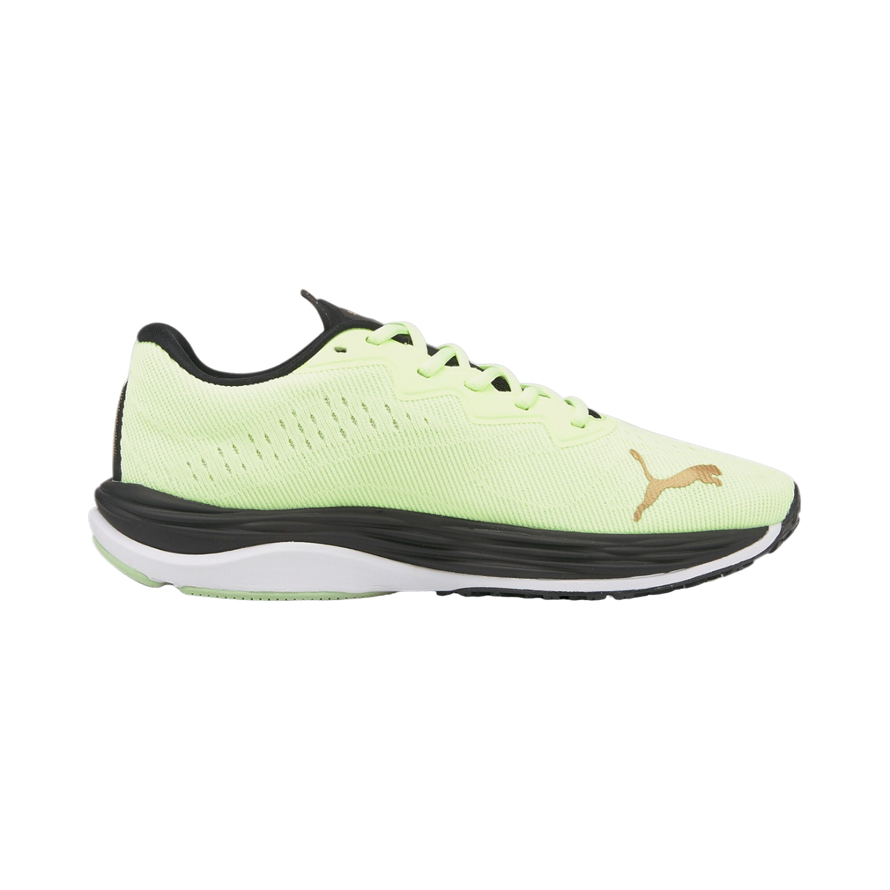 Puma Velocity Nitro 2 Run 75 378529-01 Fast Yellow Black Scarpa Running Uomo Velocità