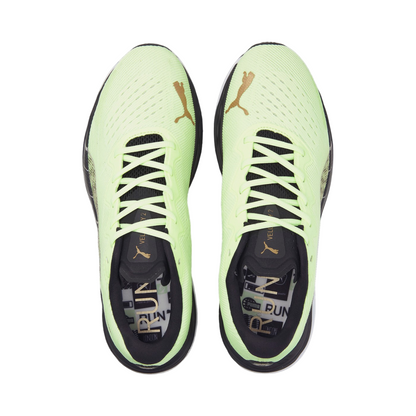 Puma Velocity Nitro 2 Run 75 378529-01 Fast Yellow Black Scarpa Running Uomo Velocità