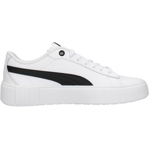 Puma Smash Platform v2 L 373035-02 Sneakers Donna Zeppa Bianco