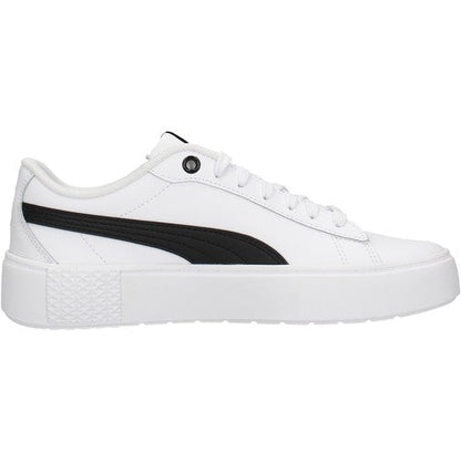 Puma Smash Platform v2 L 373035-02 Sneakers Donna Zeppa Bianco