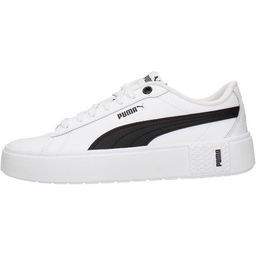 Puma Smash Platform v2 L 373035-02 Sneakers Donna Zeppa Bianco