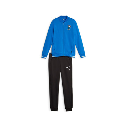 Puma Tuta in cotone da ragazzo Squad Baseball 676372-47 azzurro-nero