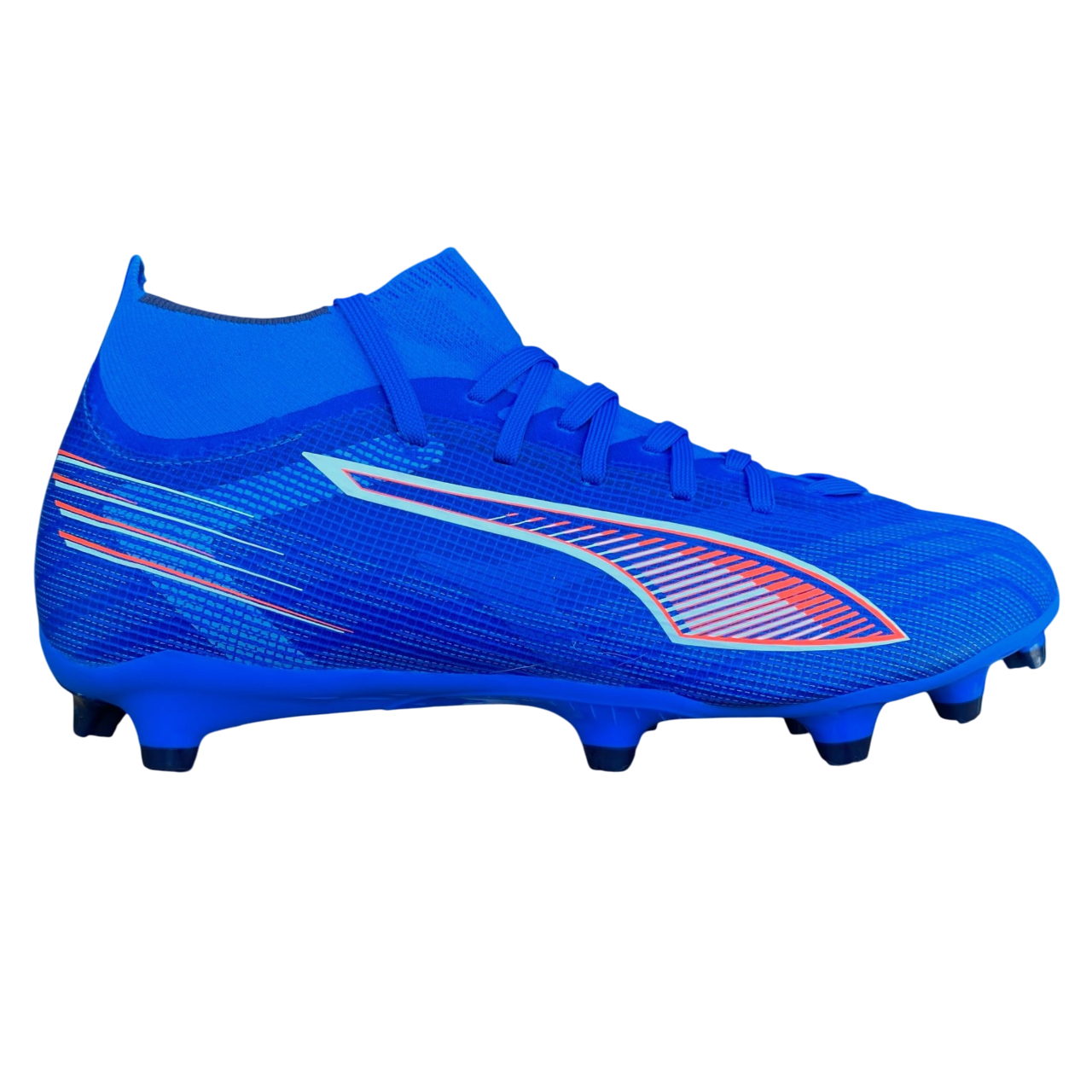 Puma ULTRA 6 FG/AG 108524-01 - Scarpe Calcio Ultraleggere Azzurro Uomo