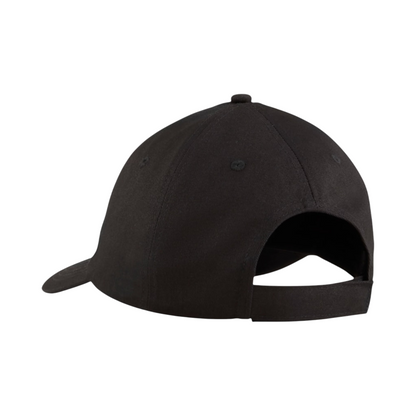 Puma cappello con visiera con logo Cat ricamato 025998-01 nero