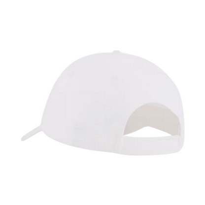 Puma cappello con visiera con logo Cat ricamato 025998-02 bianco
