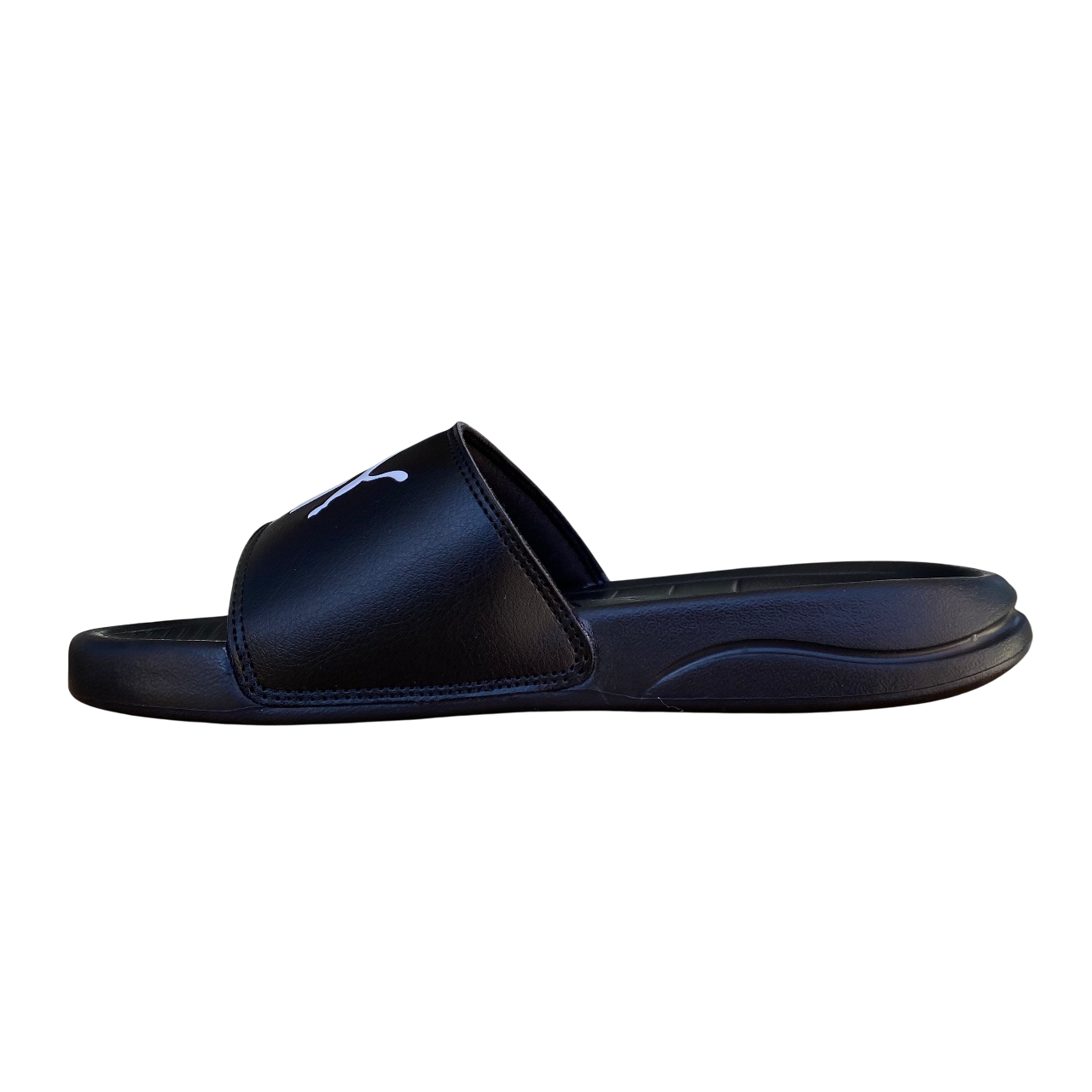 Puma ciabatta da ragazzo da mare piscina Popcat 20 PS 372017-01 nero-bianco