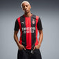 Puma Men's AC Milan Home Soccer Jersey Replica Red Black - 784121-01
